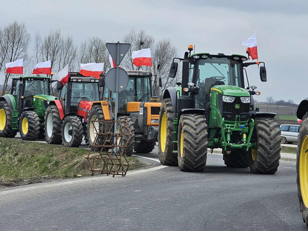Protest rolników na Podkarpaciu