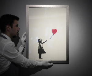 Znany aktor zniszczył dzieło sztuki Banksy'ego. Było warte 10 mln funtów!