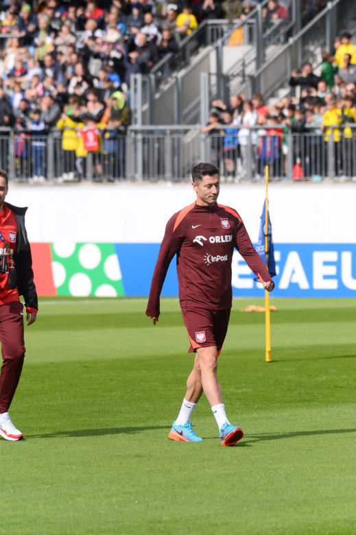 Robert Lewandowski nie wziął udziału w treningu Polaków przed meczem z Holandią