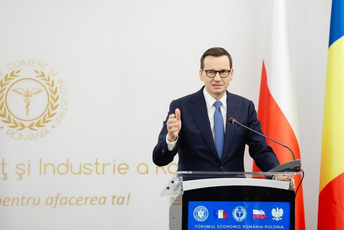 Premier Mateusz Morawiecki w Bukareszcie 