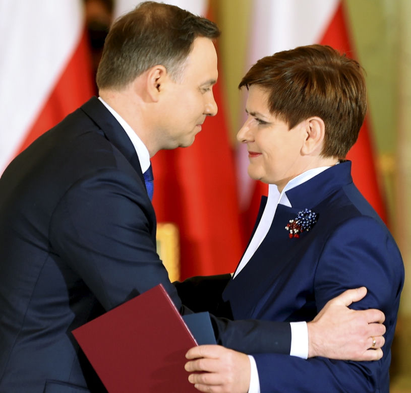 Andrzej Duda prezydent Beata Szydło premier