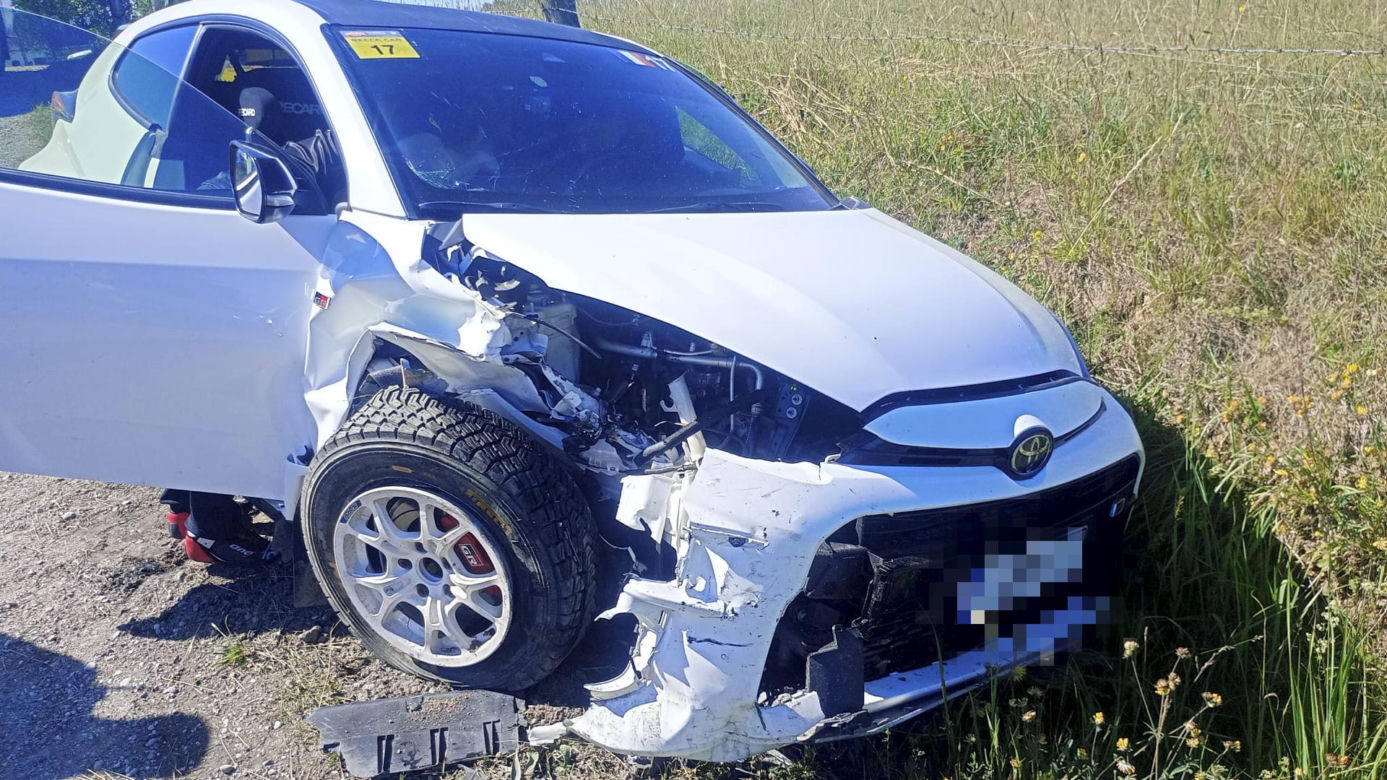 Rajdowy mistrz świata miał wypadek w pobliżu Gołdapi