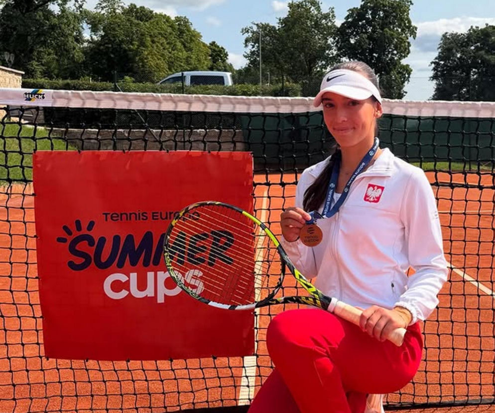 Oliwia Sybicka, 16-letnia stypendystka Igi Świątek