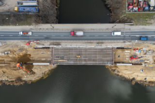 Nowy most na Białołęce przy ul. Płochocińskiej