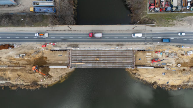 Nowy most na Białołęce przy ul. Płochocińskiej