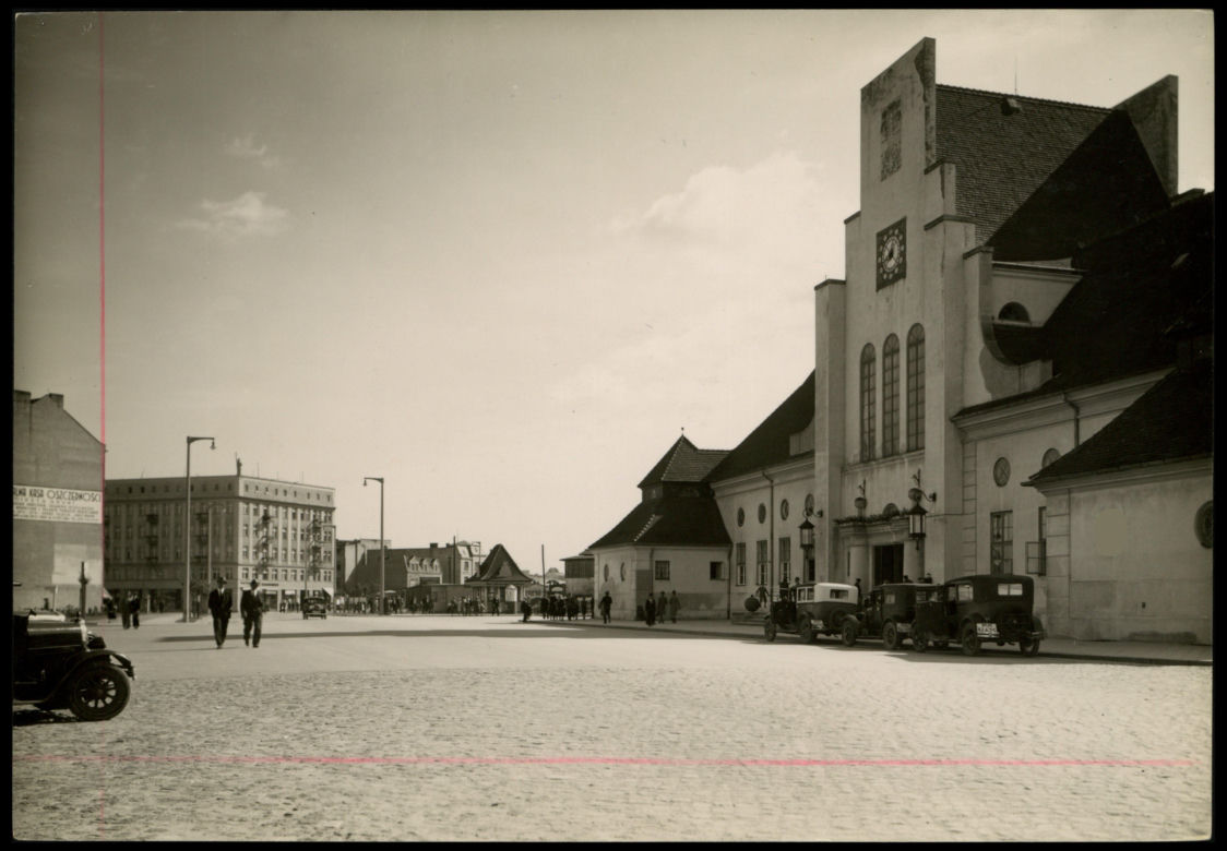 Dworzec Gdynia Główna w latach 30-tych 