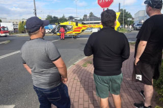Dramat w Myszkowie. Kobieta znaleziona ciężko poparzona