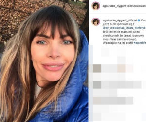 To aparat na zęby zmienił Agnieszce Dygant twarz