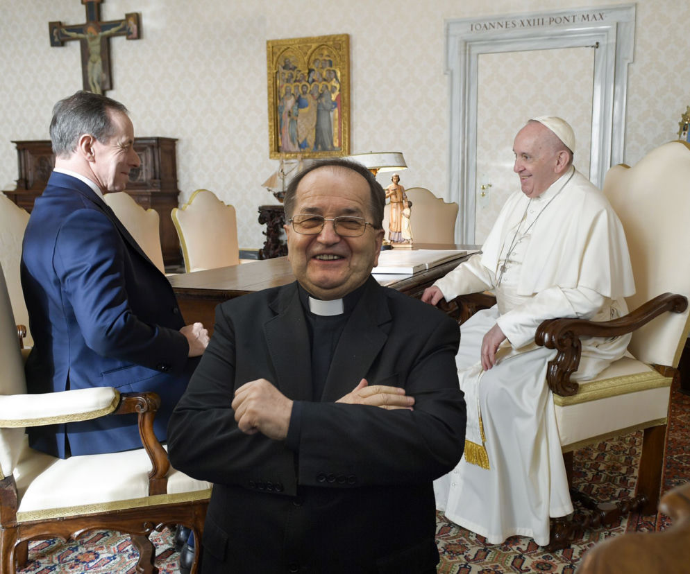 Tomasz Grodzki spotkał się z papieżem Franciszkiem i Tadeusz Rydzyka