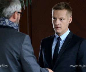 M jak miłość odc. 1098. Piotrek (Marcin Mroczek), Adam Werner (Jacek Kopczyński)