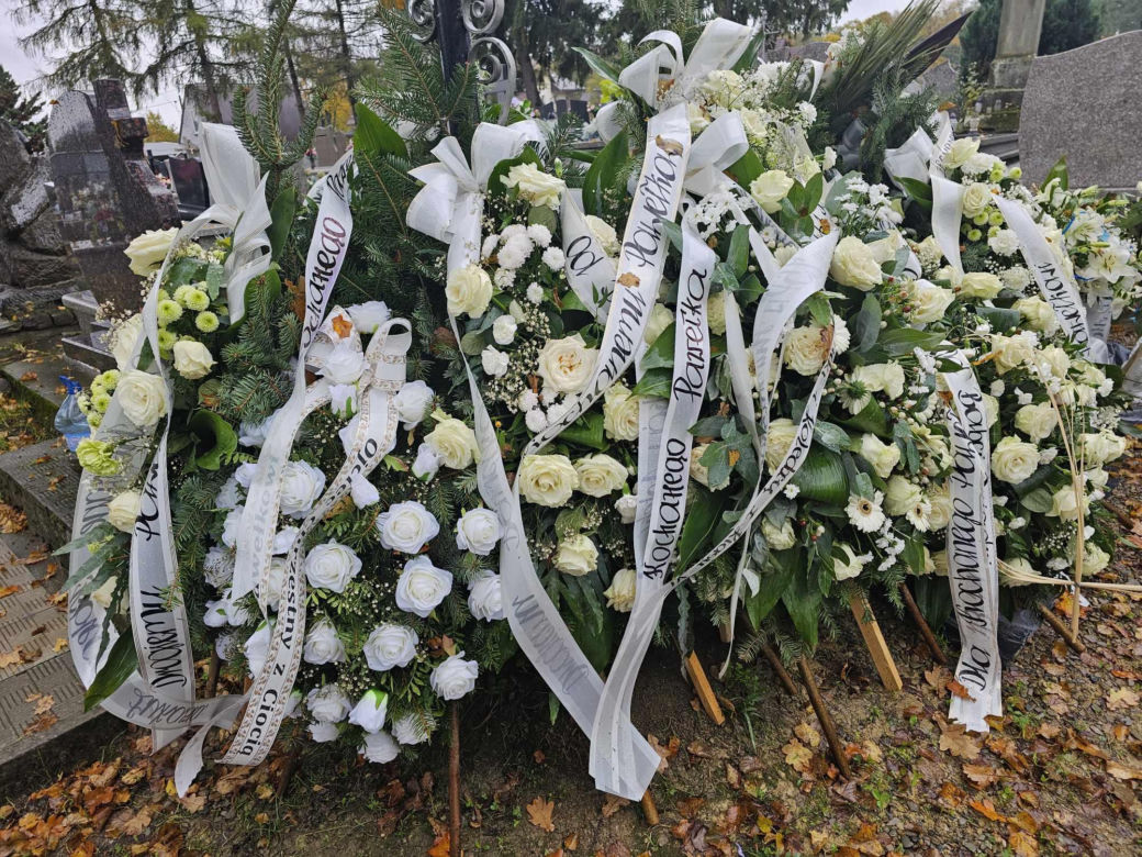 Grób Pawełka, który zginął w wypadku 