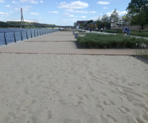 Nowe bulwary nad Wisłą