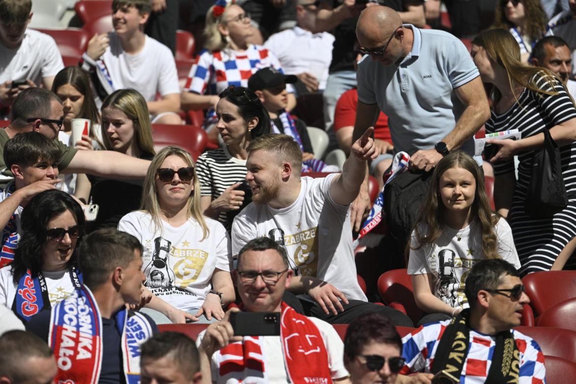 Kibice na finale Pucharu Polski: Górnik - Raków
