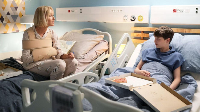 M jak miłość odc. 1891. Franek (Jarosław Śmigielski), Dorota (Iwona Rejzner)