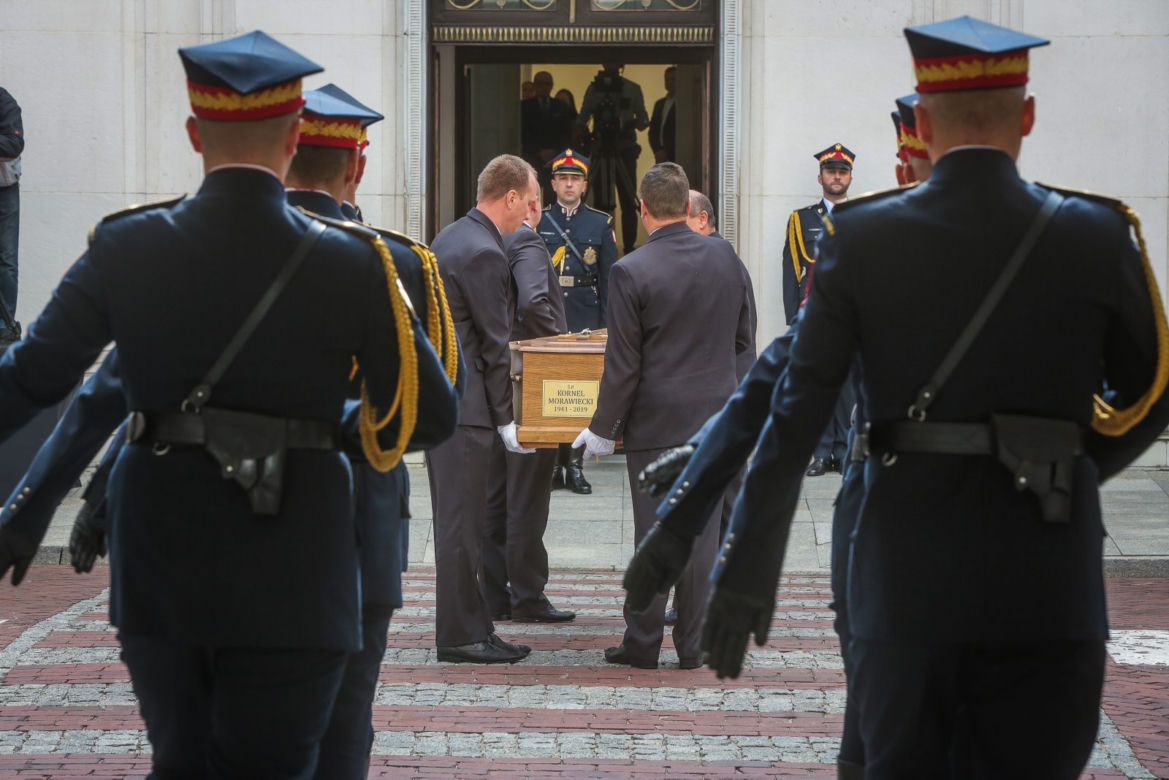 Pożegnanie marszałka seniora Kornela Morawieckiego