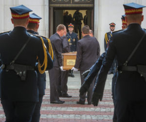 Pożegnanie marszałka seniora Kornela Morawieckiego