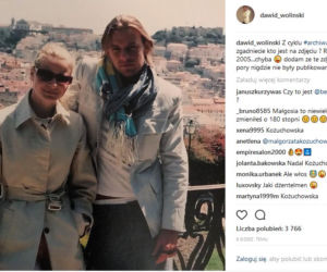 Dawid Woliński i Małgorzata Kożuchowska