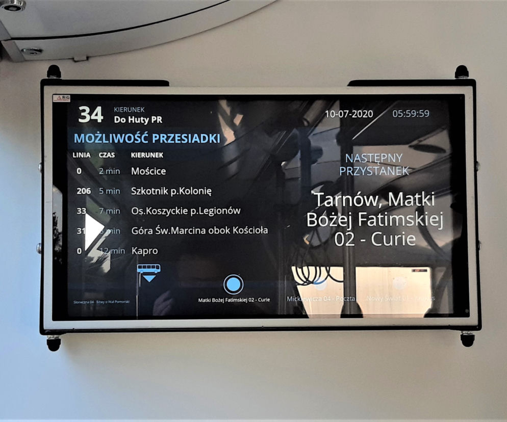 MPK - ekrany LCD
