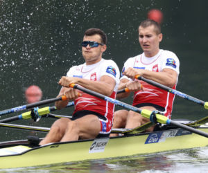 Męska dwójka podwójna Mateusz Biskup - Mirosław Ziętarski - Wioślarstwo