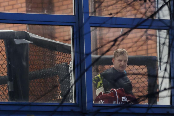 Bartosz Żukowski na siłowni