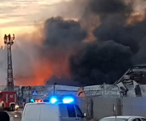 Starachowice: Potężny pożar! Nad miastem kłęby dymu!