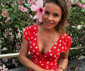 Edyta Herbuś różowy flaming wakacje