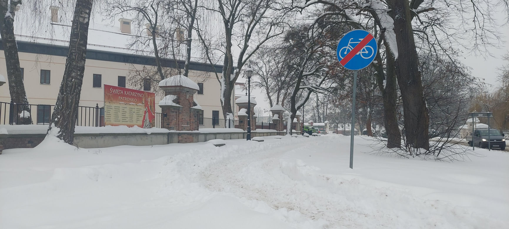 zima w Zamościu