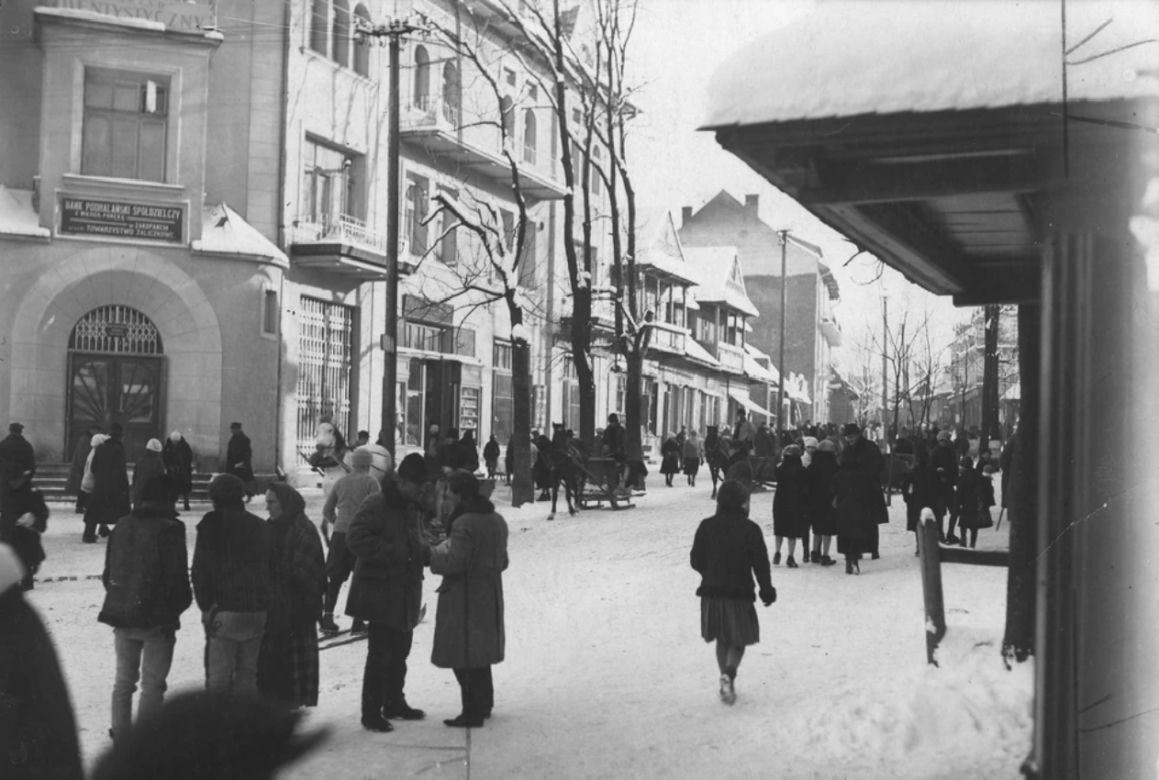 Zakopane: zima na Krupówkach sto lat temu