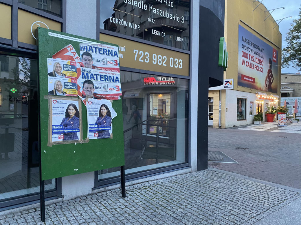 Plakaty wyborcze w Zielonej Górze. Zobaczcie jak wygląda nasze miasto! 