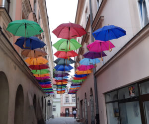 Kolorowe parasole letnią wizytówką Tarnowa