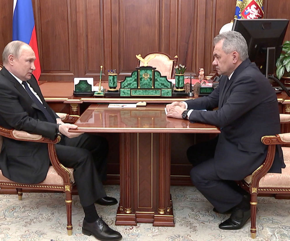 Władimir Putin i Siergiej Szojgu