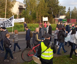 Wielki protest w Skawinie