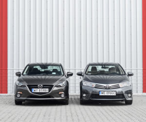 Mazda 3 Sedan 2.0 A/T SkyPASSION vs. Toyota Corolla 1.6 Multidrive S Prestige