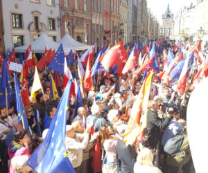 Nie dla nacjonalizmu i faszyzmu w Gdańsku