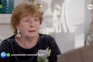 Na Wspólnej odc. 4271. Krystyna Agier (Małgorzata Knothe), Juliusz (Daniel Olbrychski)