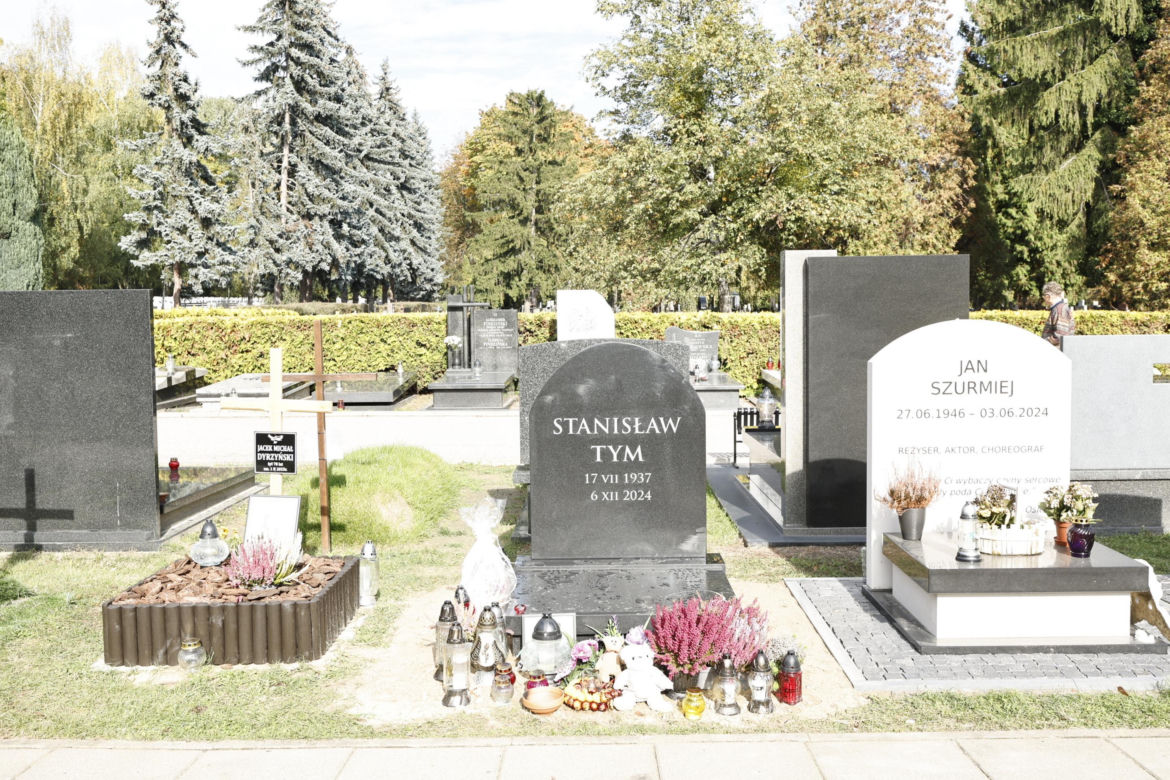 Tak wygląda grób Stanisława Tyma