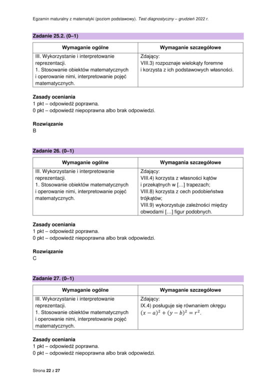 Matura próbna 2023 matematyka: odpowiedzi CKE