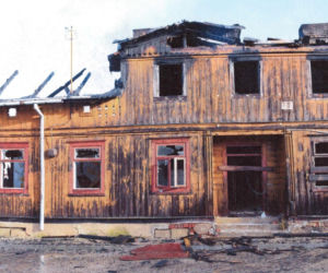 Pożar pustostanu w Sierpcu. Policjanci zatrzymali 31-latka. Podejrzewają podpalenie
