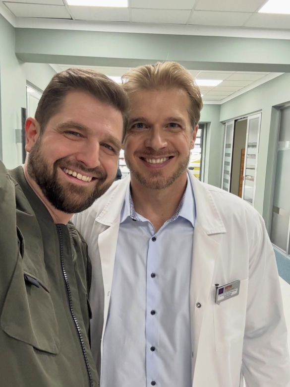 Na dobre i na złe nowy sezon. komisarz Radek Biegun (Mateusz Lisiecki), Maks Beger (Tomasz Ciachorowski)