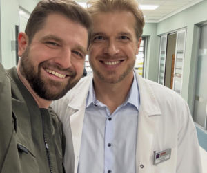 Na dobre i na złe nowy sezon. komisarz Radek Biegun (Mateusz Lisiecki), Maks Beger (Tomasz Ciachorowski)