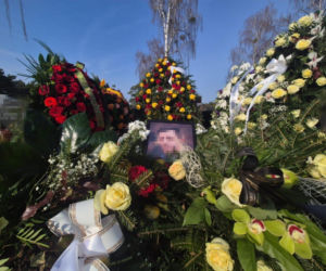 Grób tragicznie zmarłego strażnika miejskiego