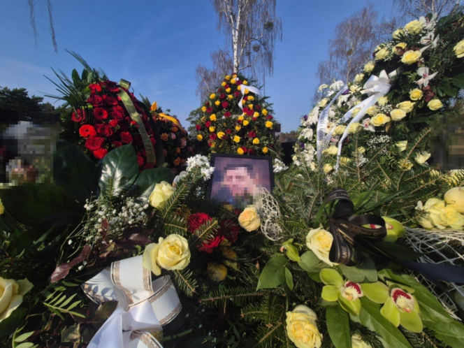 Grób tragicznie zmarłego strażnika miejskiego
