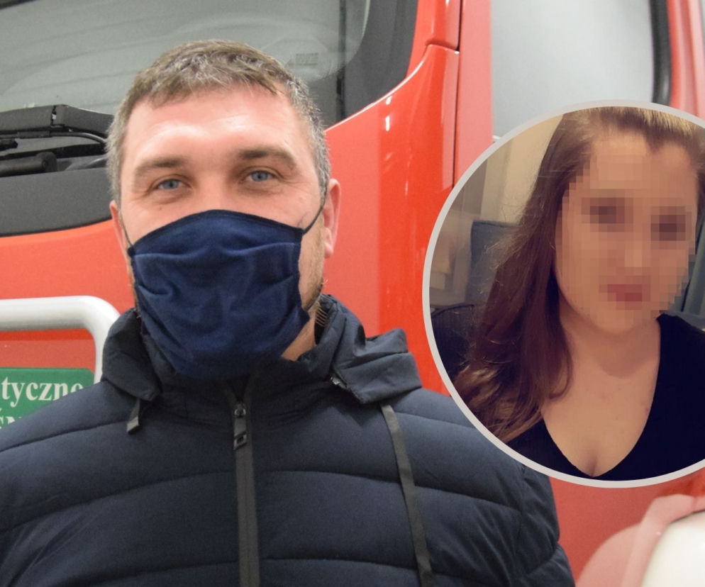SIENIAWA. Strażak OSP uratował dziewczynę z tonącego auta