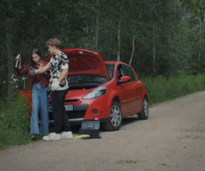M jak miłość, odcinek 1894. Basia (Karina Woźniak), Kacper (Bartosz Ziewiec)
