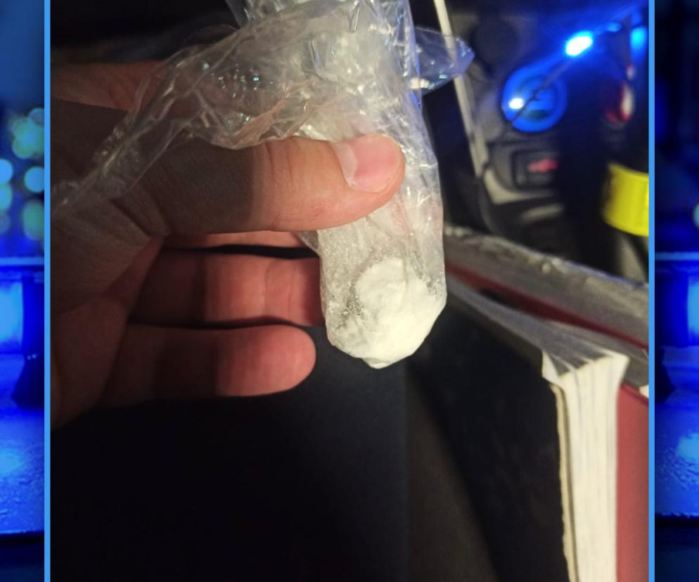 Ukrainiec ukrywał narkotyki w skarpetce