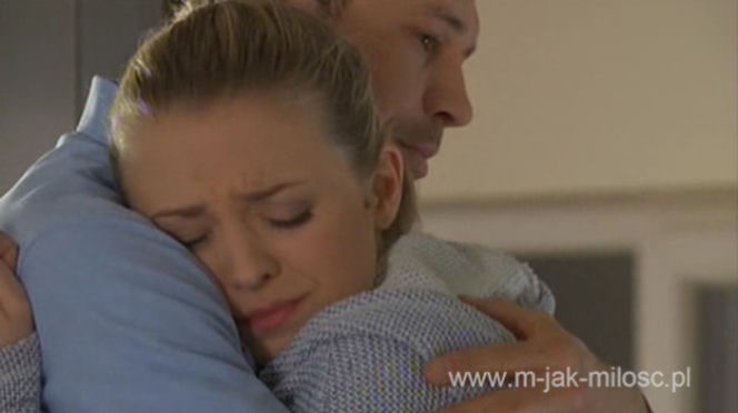 M jak miłość odc. 1142. Joasia (Barbara Kurdej-Szatan), Tomek (Andrzej Młynarczyk)