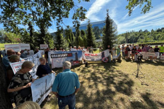 Protest mieszkańców Zabełcza