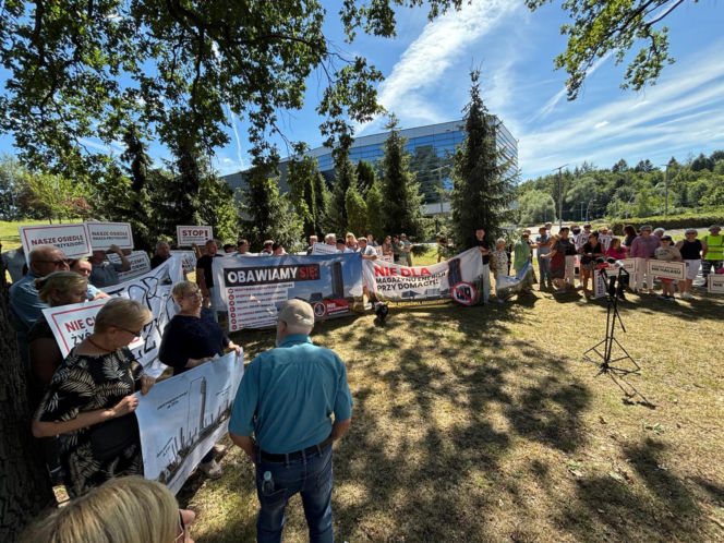 Protest mieszkańców Zabełcza