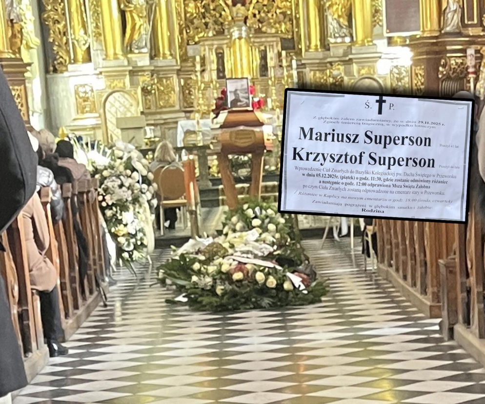 Słońce wyszło na pogrzebie braci, którzy zginęli w katastrofie śmigłowca. Złączyła ich tajemnica śmierci