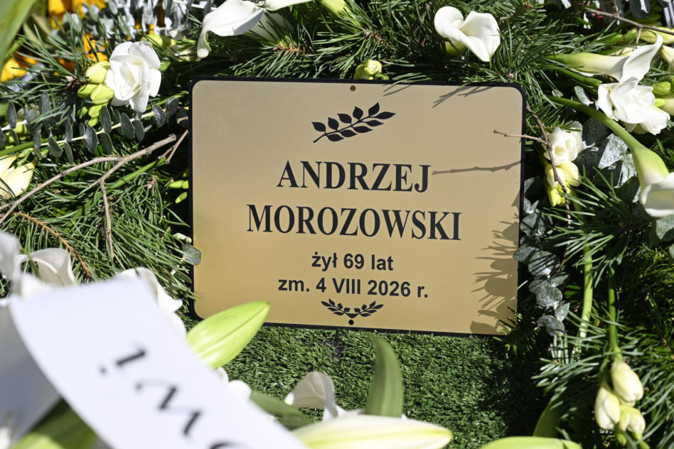 Tak wygląda grób Andrzeja Morozowskiego